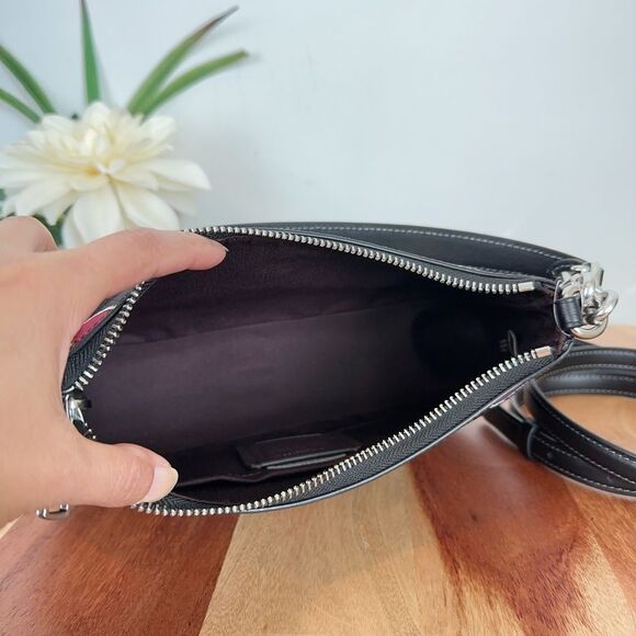 NWT Coach Teri Shoulder Bag and Snap Wallet With Heart Bolt Print - Picture 6 of 11